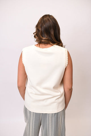 Sun Ready Tank in Ivory - Shop Rust & Ruffles