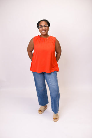 Sun Soaked Tank in Red - Shop Rust & Ruffles