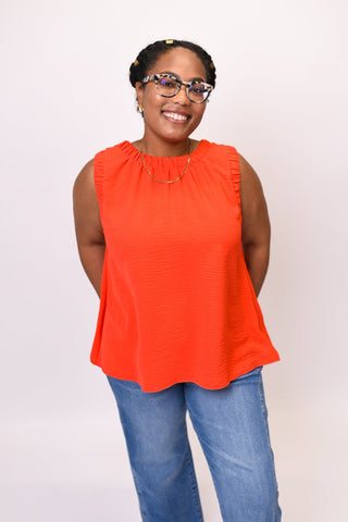 Sun Soaked Tank in Red - Shop Rust & Ruffles