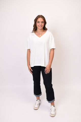 Sun Washed Classic V-Neck Tee - Shop Rust & Ruffles