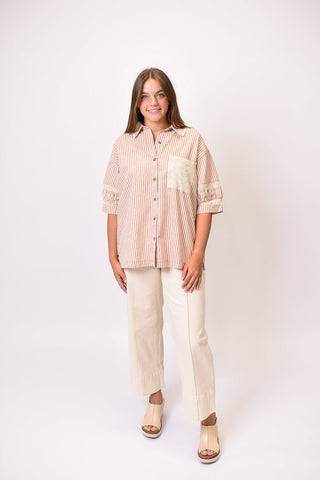 Sunday Morning Striped Blouse - Shop Rust & Ruffles