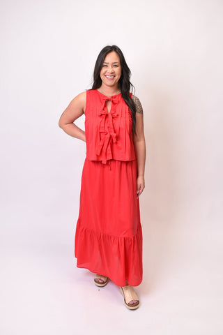 Sunset Plans Midi Skirt - Shop Rust & Ruffles