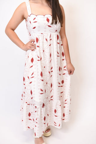 Sunset Season Midi Dress - Shop Rust & Ruffles