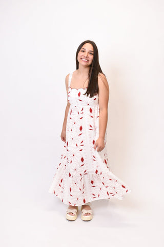 Sunset Season Midi Dress - Shop Rust & Ruffles