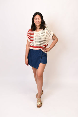Sunset Stitch Crochet Top - Shop Rust & Ruffles
