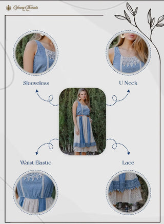Sunset Trail Midi Dress - Shop Rust & Ruffles