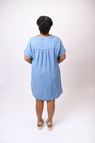 Sweet Drift Chambray Dress - Shop Rust & Ruffles