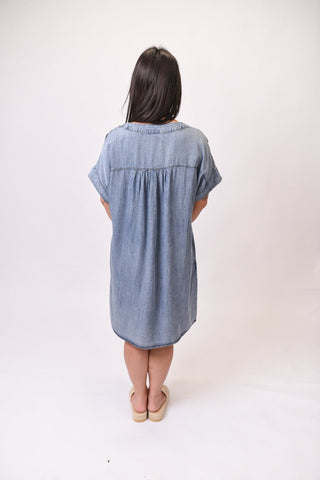 Sweet Drift Chambray Dress - Shop Rust & Ruffles