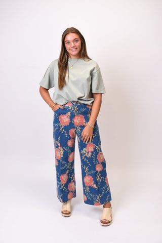 Sweet Peony Wide Leg Pants - Shop Rust & Ruffles