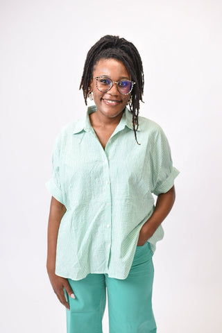 Sweet Serenade Striped Blouse - Shop Rust & Ruffles