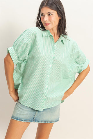 Sweet Serenade Striped Blouse - Shop Rust & Ruffles