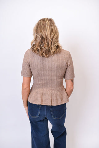 Sweet Side Peplum Top - Shop Rust & Ruffles