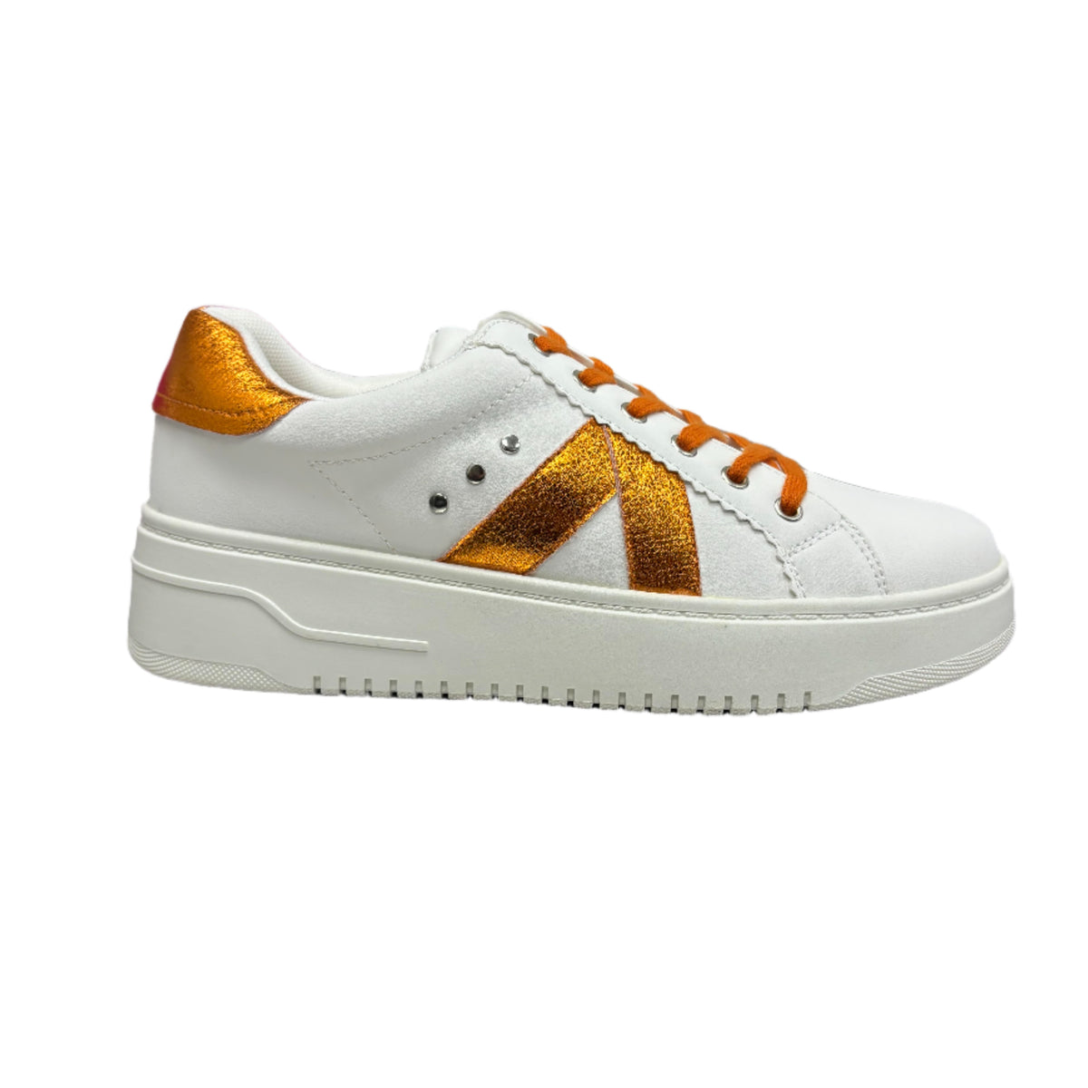 Corky&#39;s Tailgate Sneaker Orange Metallic