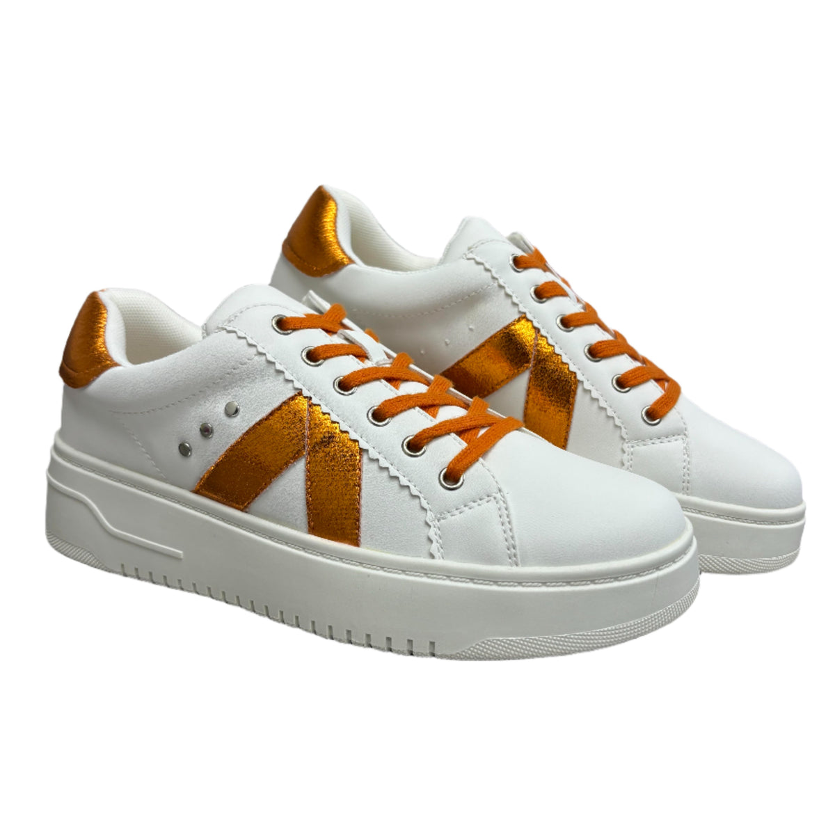 Corky&#39;s Tailgate Sneaker Orange Metallic