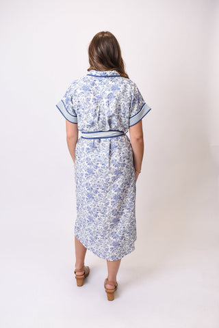 Tea Time Floral Midi Dress - Shop Rust & Ruffles