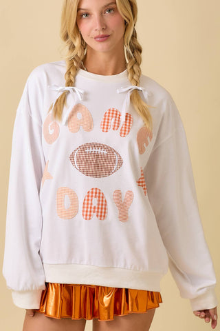 Tennessee Game Day Patchwork Pullover - Shop Rust & Ruffles