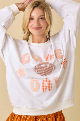 Tennessee Game Day Patchwork Pullover - Shop Rust & Ruffles