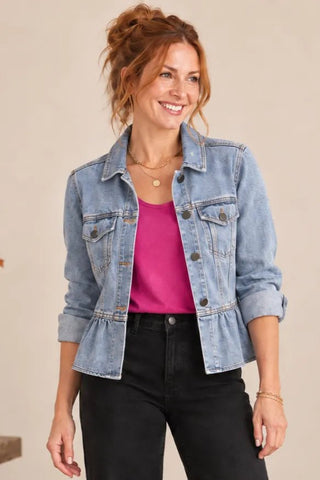 The Darling Denim Jacket - Shop Rust & Ruffles