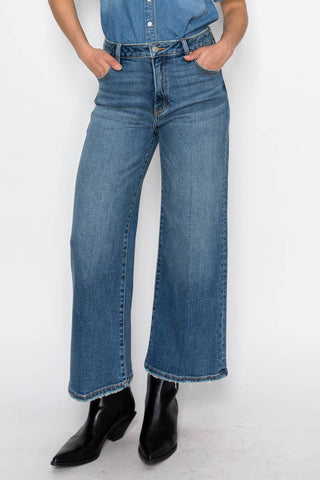 The Everyday Wide Leg Crop Jeans - Shop Rust & Ruffles