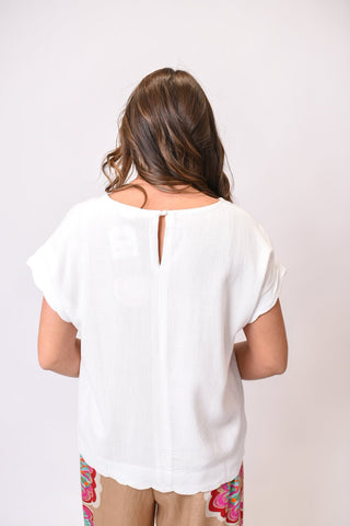 The Petal Hem Blouse - Shop Rust & Ruffles