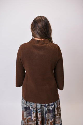The Weekender Sweater in Brown - Shop Rust & Ruffles