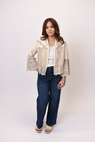 Timeless Trail Lace Shrug - Shop Rust & Ruffles