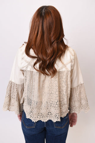 Timeless Trail Lace Shrug - Shop Rust & Ruffles