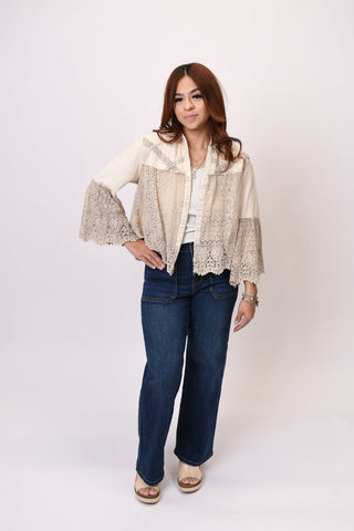 Timeless Trail Lace Shrug - Shop Rust & Ruffles