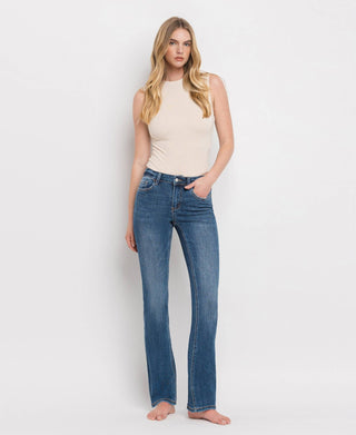 Titillating Mid Rise Boot Cut Vervet Jeans - Shop Rust & Ruffles