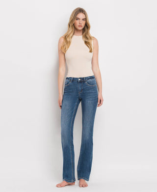 Titillating Mid Rise Boot Cut Vervet Jeans - Shop Rust & Ruffles