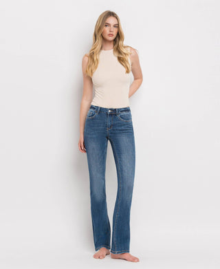 Titillating Mid Rise Boot Cut Vervet Jeans - Shop Rust & Ruffles