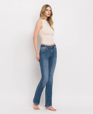 Titillating Mid Rise Boot Cut Vervet Jeans - Shop Rust & Ruffles