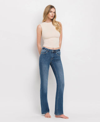 Titillating Mid Rise Boot Cut Vervet Jeans - Shop Rust & Ruffles