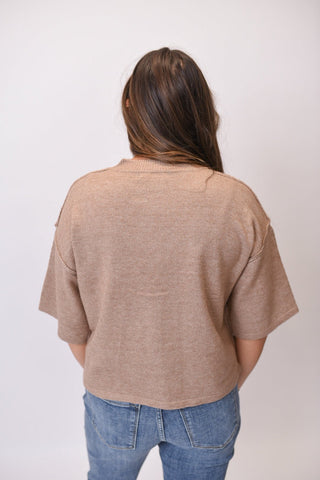 Toasted Oat Cardigan in Taupe - Shop Rust & Ruffles