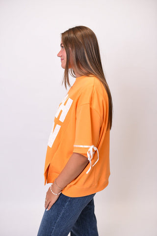 Touchdown Eyelet Pullover - Shop Rust & Ruffles