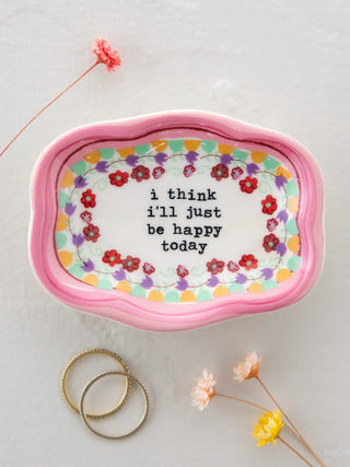 Trinket Bowl - Just Be Happy - Shop Rust & Ruffles