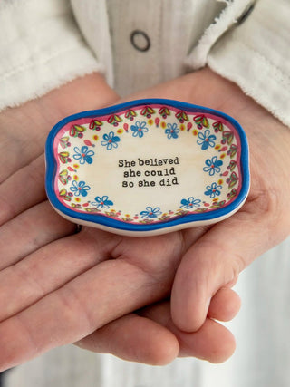 Trinket Bowl - She Believed - Shop Rust & Ruffles