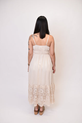 Under The Sun Maxi Sundress in Natural - Shop Rust & Ruffles