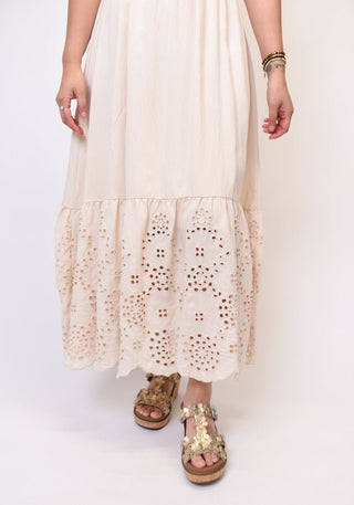 Under The Sun Maxi Sundress in Natural - Shop Rust & Ruffles