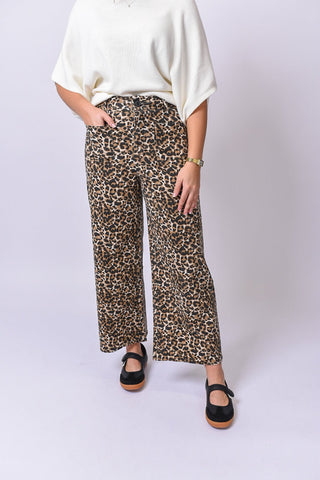 Untamed Ease Leopard Print Pants - Shop Rust & Ruffles