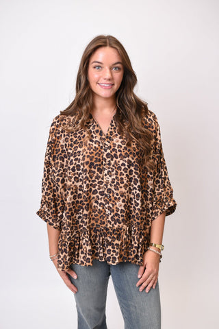 Untamed Ruffle Blouse - Shop Rust & Ruffles