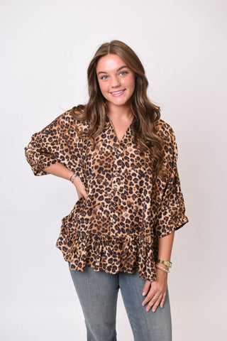 Untamed Ruffle Blouse - Shop Rust & Ruffles