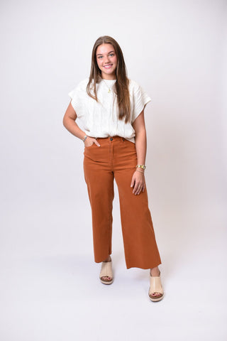 Uptown Sweater Vest in Cream - Shop Rust & Ruffles
