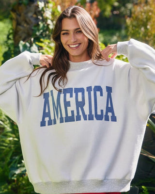 USA/America Reversible Graphic Sweatshirt - Shop Rust & Ruffles