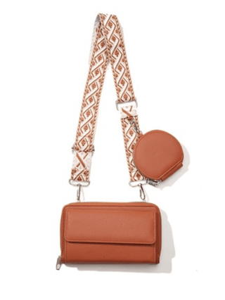 Vegan Leather Crossbody Wallet Duo - Shop Rust & Ruffles