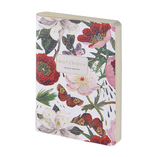 Vegan Leather Notebook - Peonies - Shop Rust & Ruffles