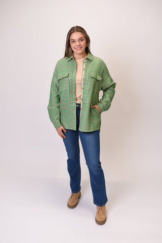 Very Best Waffle Knit Shacket - Shop Rust & Ruffles