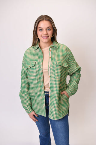 Very Best Waffle Knit Shacket - Shop Rust & Ruffles
