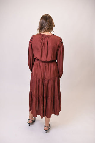 Vino Romance Tiered Dress - Shop Rust & Ruffles