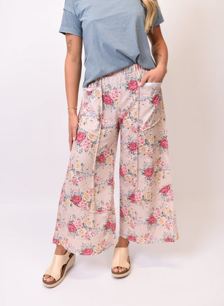 Vintage Bloom Wide Leg Pants - Shop Rust & Ruffles